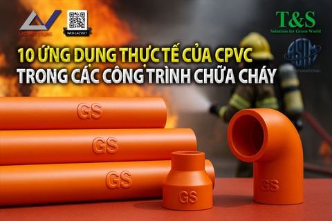 Khám phá 10 ứng dụng thực tế của ống CPVC GS trong các công trình chữa cháy