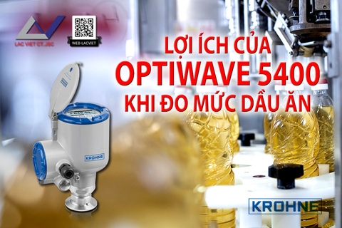 Lợi ích của OPTIWAVE 5400 đối với đo mức dầu ăn