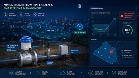 MNF phát hiện rò rỉ sớm trong mạng lưới cấp nước