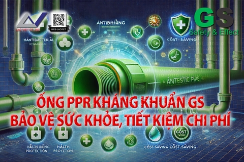 Ống PPR Kháng Khuẩn GS – Bảo Vệ Sức Khỏe, Tiết Kiệm Chi Phí