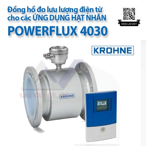 POWERFLUX 4030 Electromagnetic flowmeter for nuclear applications