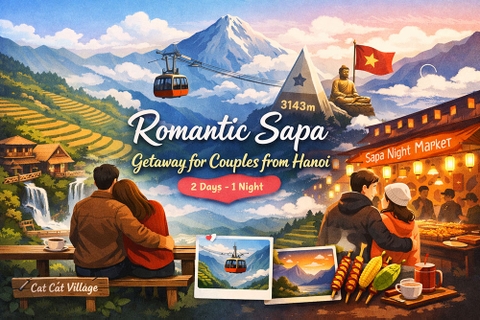 Romantic 2-Day Sapa Itinerary for Couples from Hanoi