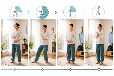 Lộ trình tập khí công từ 15 phút lên 30 phút