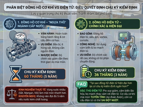 So sánh đồng hồ cơ khí vs điện tử
