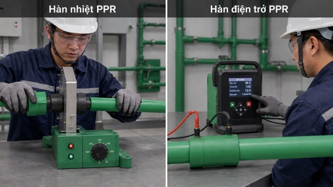 So sánh hàn điện trở PPR và hàn nhiệt PPR
