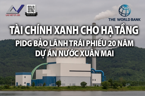 Tài chính xanh cho hạ tầng: PIDG bảo lãnh trái phiếu 20 năm dự án nước Xuân Mai