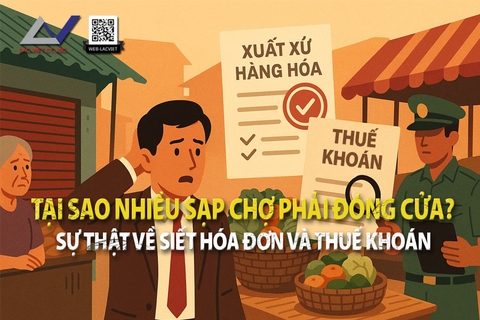 Tại Sao Nhiều Sạp Chợ Phải Đóng Cửa? Sự Thật Về Siết Hóa Đơn Và Thuế Khoán