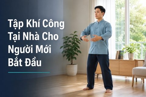 Tập khí công tại nhà cho người mới bắt đầu