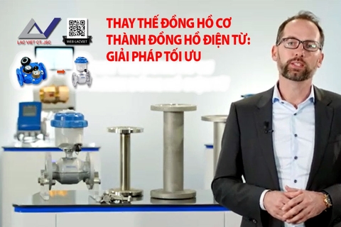 Thay thế đồng hồ nước dạng bằng đồng hồ nước dạng điện từ: Giải pháp tối ưu cho hệ thống phân phối nước