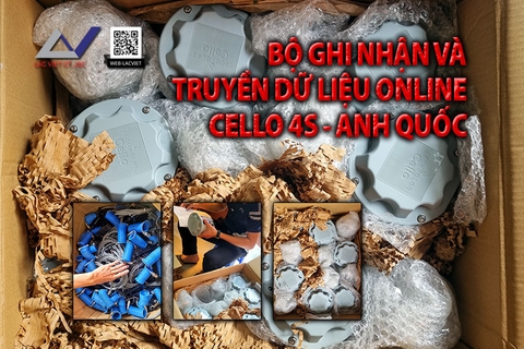 Giao hàng: Bộ ghi nhận và truyền số liệu từ xa Cello 4S - Anh Quốc