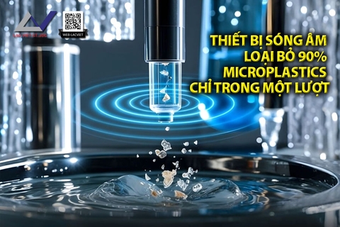 Thiết Bị Sóng Âm Loại Bỏ 90% Microplastics Chỉ Trong Một Lượt