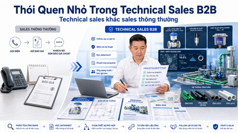 Thói Quen Nhỏ Trong Technical Sales B2B