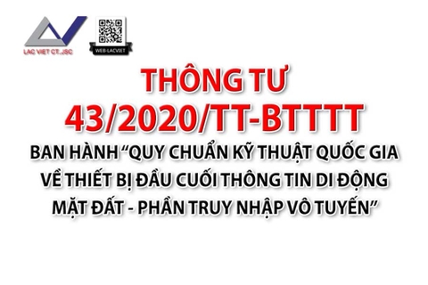 Thông tư số 43/2020/TT-BTTTT