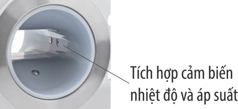 Tích hợp cảm biến nhiệt độ và áp suất