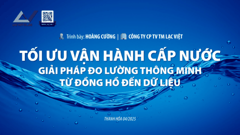 Bài tham luận 'TỐI ƯU VẬN HÀNH CẤP NƯỚC ĐÔ THỊ - GIẢI PHÁP ĐO LƯỜNG THÔNG MINH TỪ ĐỒNG HỒ ĐẾN DỮ LIỆU'