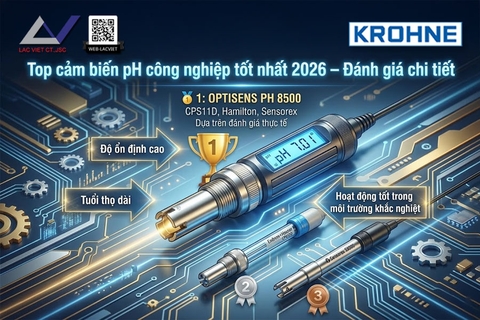 Top cảm biến pH công nghiệp tốt nhất hiện nay 2026