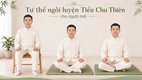 Tư thế ngồi luyện Tiểu Chu Thiên cho người mới