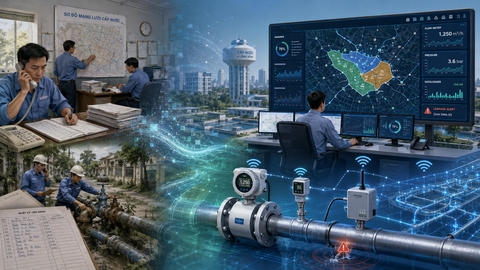 Vận hành cấp nước bằng kinh nghiệm và dữ liệu
