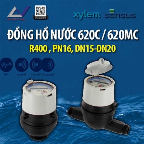 Đồng Hồ Đo Nước Sensus 620C / 620MC (R=400)