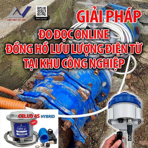 Giải Pháp Đo Đọc Online Đồng Hồ Nước Điện Từ Tại Khu Công Nghiệp