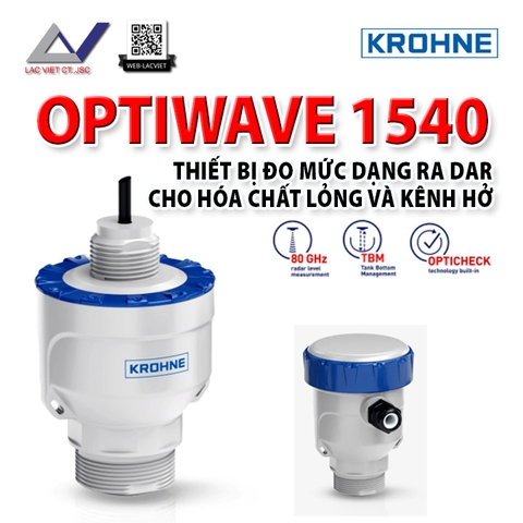 OPTIWAVE 1540 thiết bị đo mức dạng radar cho hóa chất lỏng và dòng chảy hở