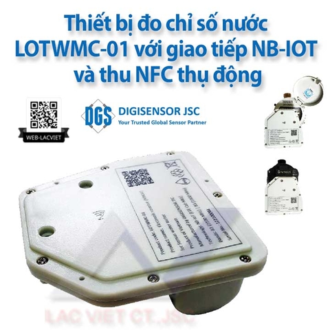 Thiết bị đo chỉ số nước LOTWMC-01 với giao tiếp NB-IOT