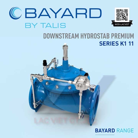 Van giảm áp PRV BAYARD K111 Hydrostab thân thẳng (Full port)