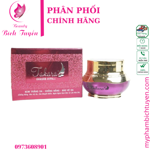 Kem Takara trắng da- chống nắng- bảo vệ da 25g