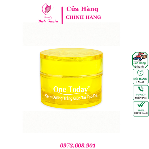 KEM DƯỠNG TRẮNG GIÚP TÁI TẠO DA ONE TODAY 9g