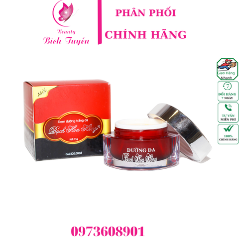 Kem dưỡng trắng da Bạch Hoa Hồng 15g