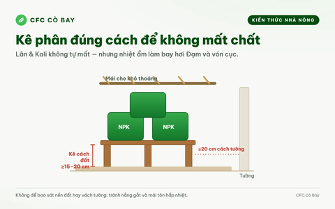 Phân bón để lâu có mất chất không?