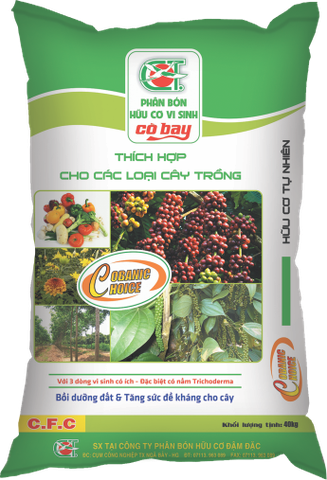 Phân hữu cơ cho các loại cây trồng