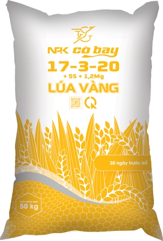 PHÂN BÓN NPK 17-3-20 LÚA VÀNG