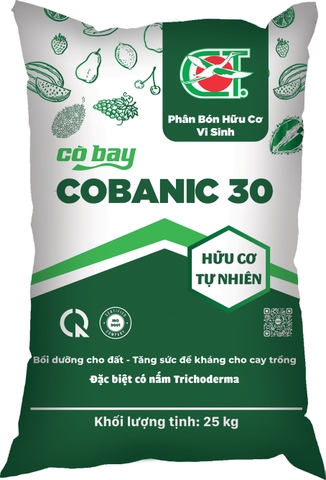 PHÂN BÓN HỮU CƠ VI SINH COBANIC 30