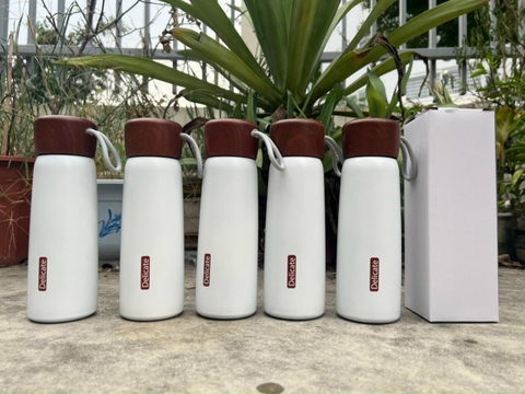 bình giữ nhiệt nắp gỗ