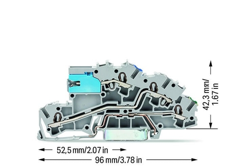 Khối đầu cuối lắp đặt nhiều cấp 2003-7641