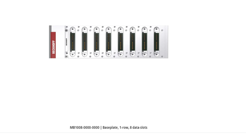 MB1008-0000-0000 | Baseplate, 1-row, 8 data slots