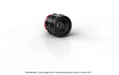 VOS2000-0822 | Lens, image circle 11 mm, pixel size up to 2.0 µm, f = 8 mm, f/2.0