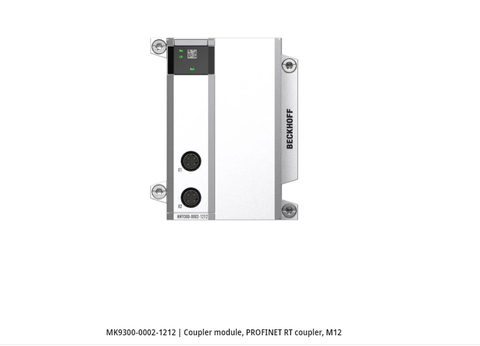 MK9300-0002-1212 | Coupler module, PROFINET RT coupler, M12