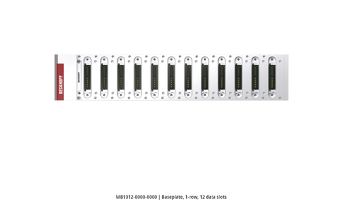 MB1012-0000-0000 | Baseplate, 1-row, 12 data slots