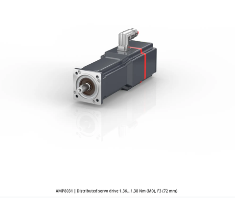 AMP8031 | Distributed servo drive 1.36…1.38 Nm (M0), F3 (72 mm)