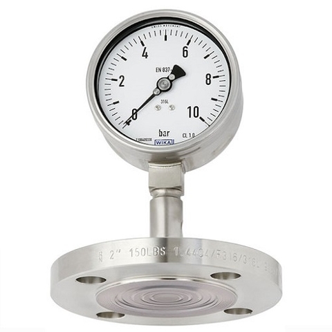 Đồng hồ đo áp suất lắp bích Wika