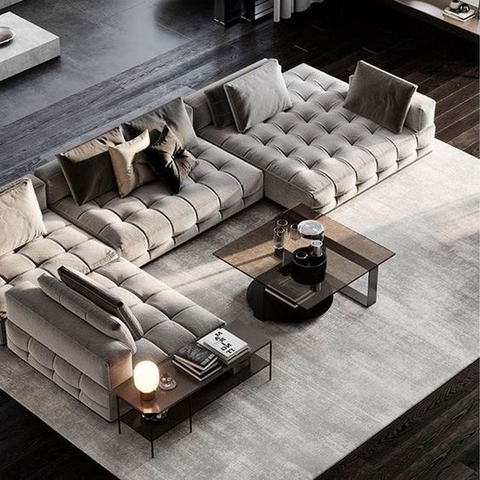  Mẫu ghế sofa chữ I phòng khách thịnh hành năm 2023