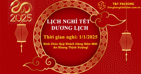 Thông Báo Lịch Nghỉ Tết Dương Lịch 2025!