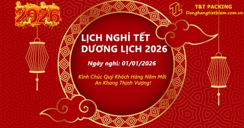 THÔNG BÁO LỊCH NGHỈ TẾT DƯƠNG LỊCH 2026!