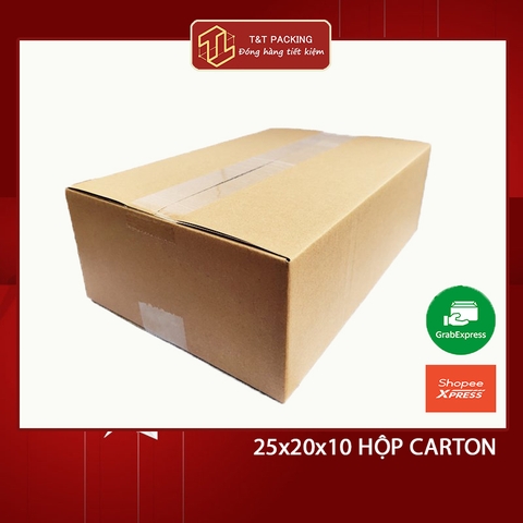 25x20x10 20 cái Hộp carton ship COD