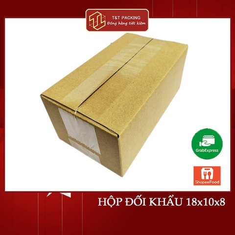 18x10x8 50 cái Hộp carton ship COD