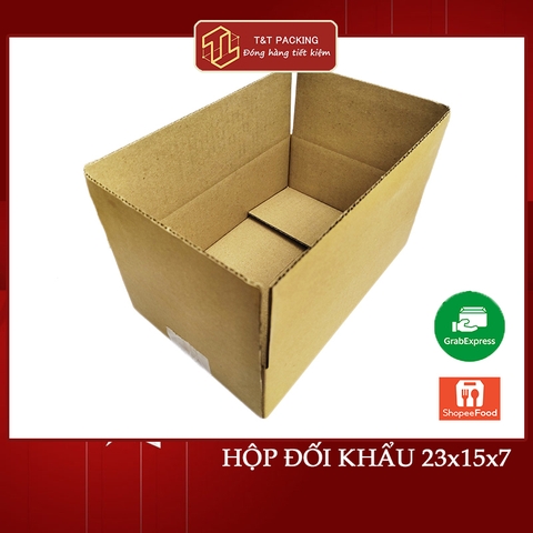 23x15x7 50 cái Hộp carton ship COD