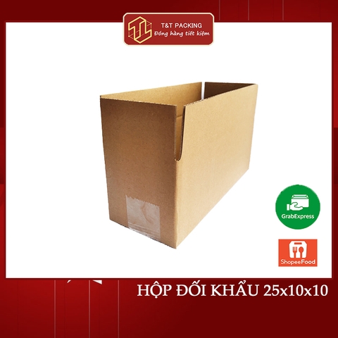 25x10x10 50 cái Hộp carton ship COD