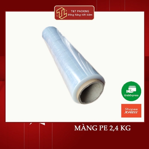 Màng co PE 2,4kg mỏng 17 Micro